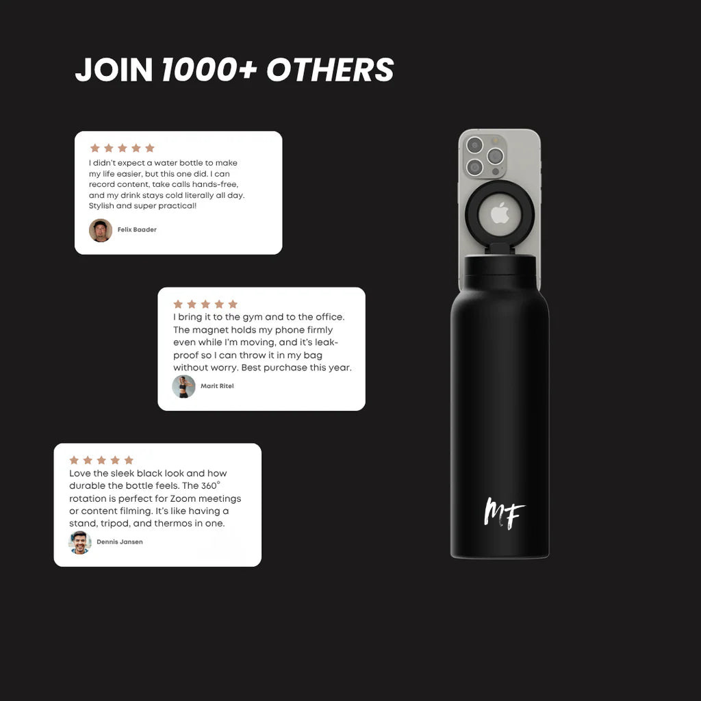 HydroMag™ 24oz — MagSafe Insulated Water Bottle